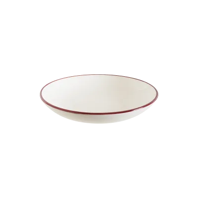 Linea Burgundy Bloom Deep Plate 23 cm 1000 cc