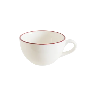 Linea Burgundy Tea Cup 230 cc