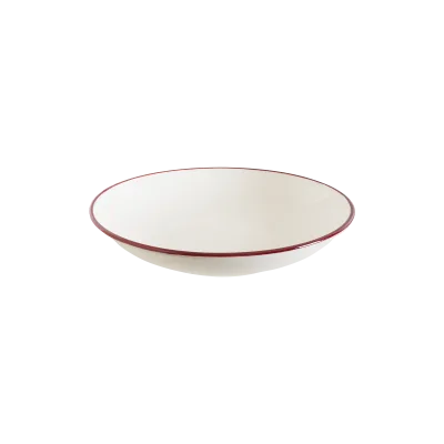 Linea Burgundy Gourmet Deep Plate 13 cm 220 cc