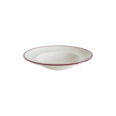 Linea Burgundy Gourmet Deep Plate 27 cm 450 cc