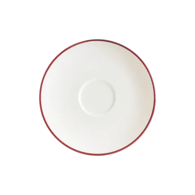 Linea Burgundy Gourmet Coffee Saucer 12 cm