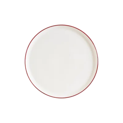 Linea Burgundy Gourmet Flat Plate 32 cm