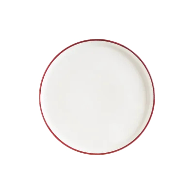 Linea Burgundy Hygge 22cm  Flat Plate