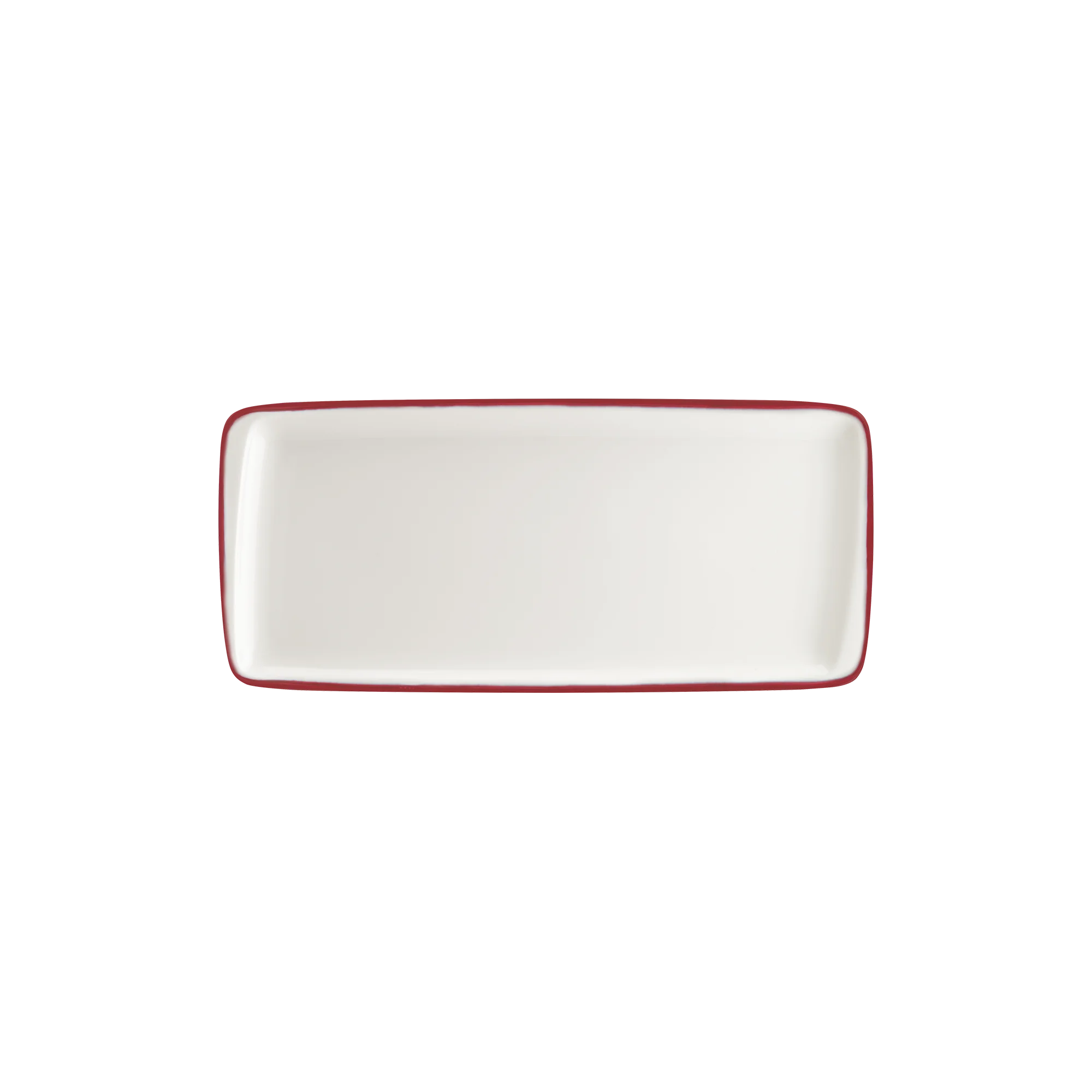 Linea Burgundy Moove Rectangular Plate 34*16 cm