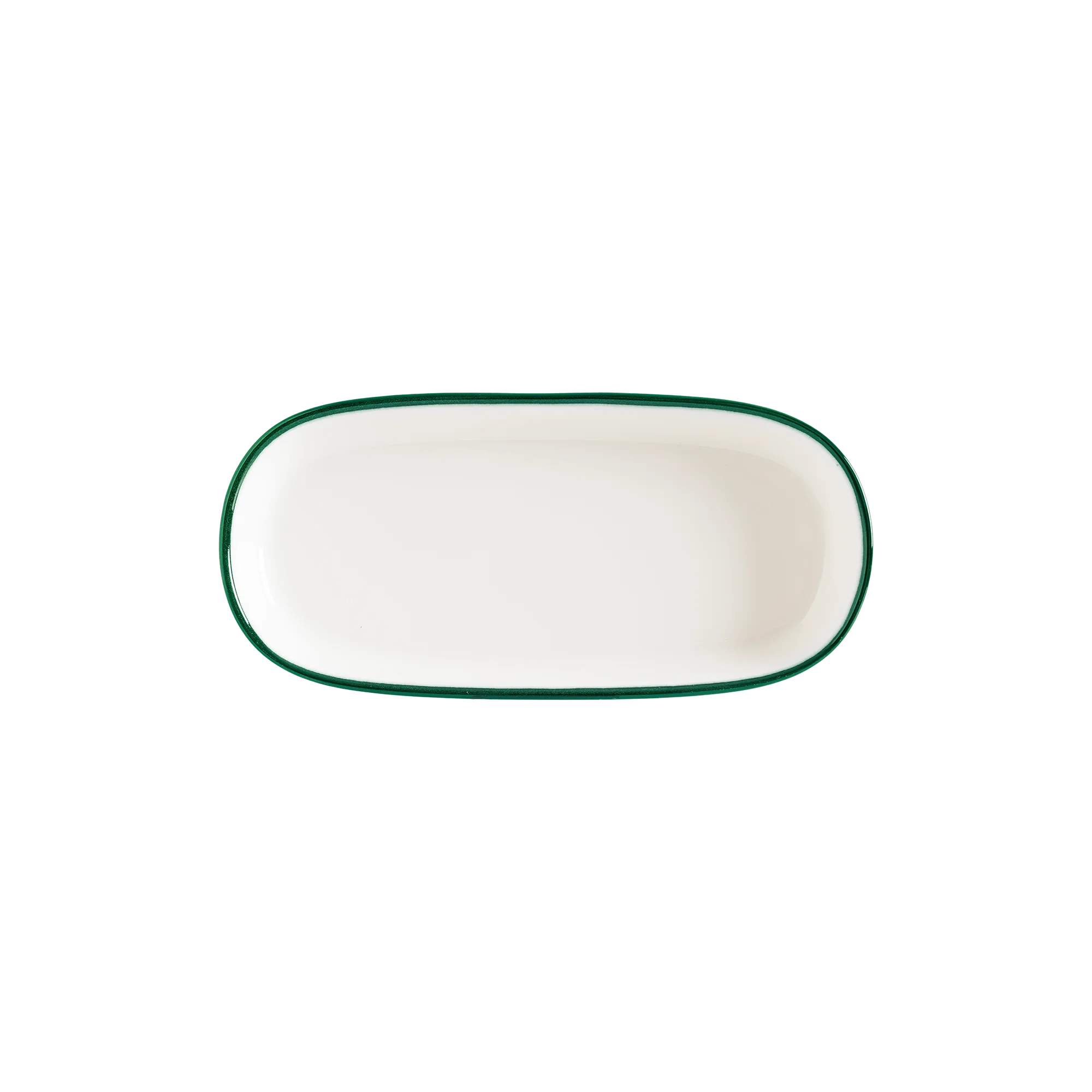 Linea Green Hygge 14cm Oval Plate