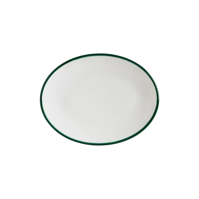 Linea Green Moove Oval Plate 25 cm