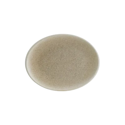 Luca Salmon Matt Moove Oval Plate 31*24 cm