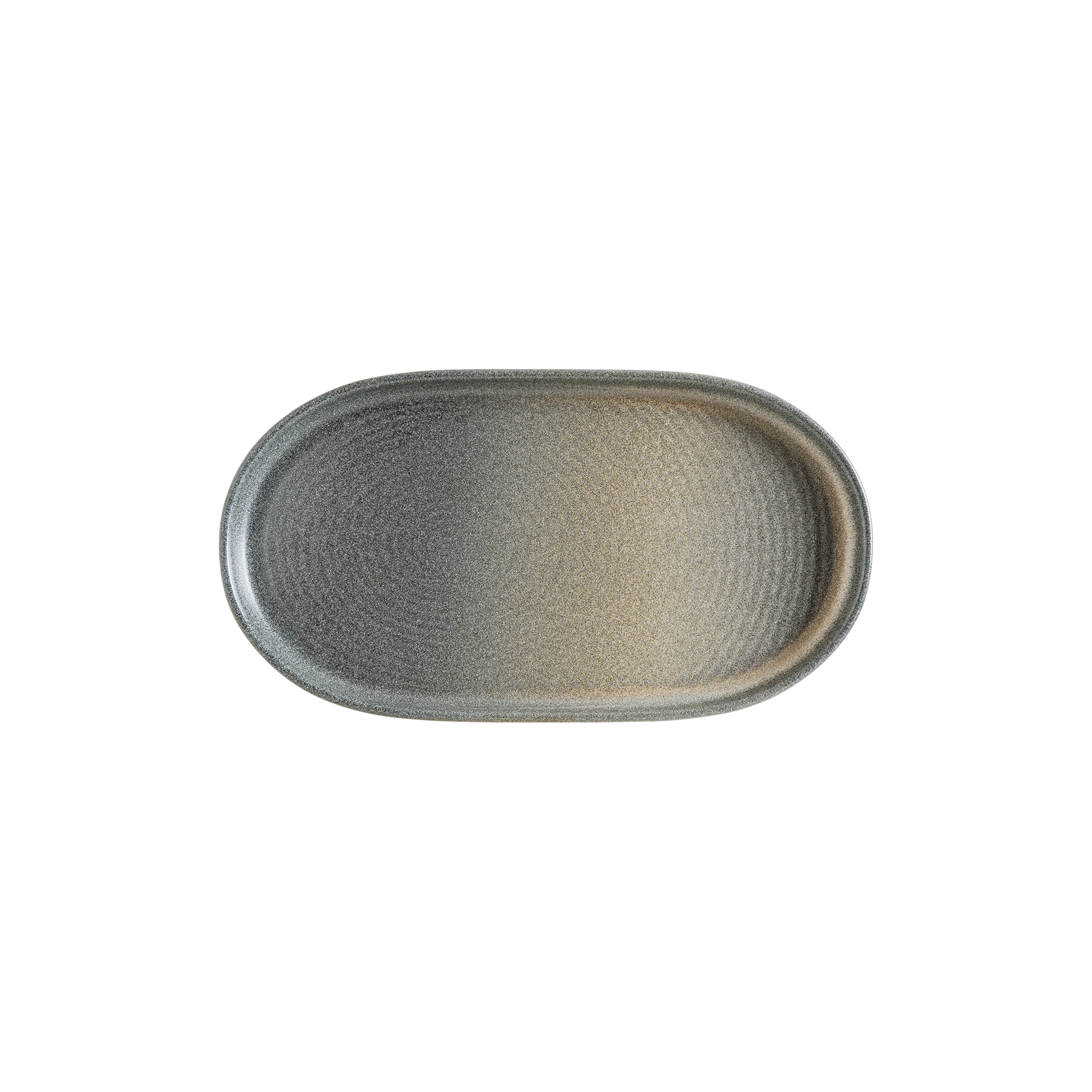 Hornfels Ripple Oval Plate 33*18