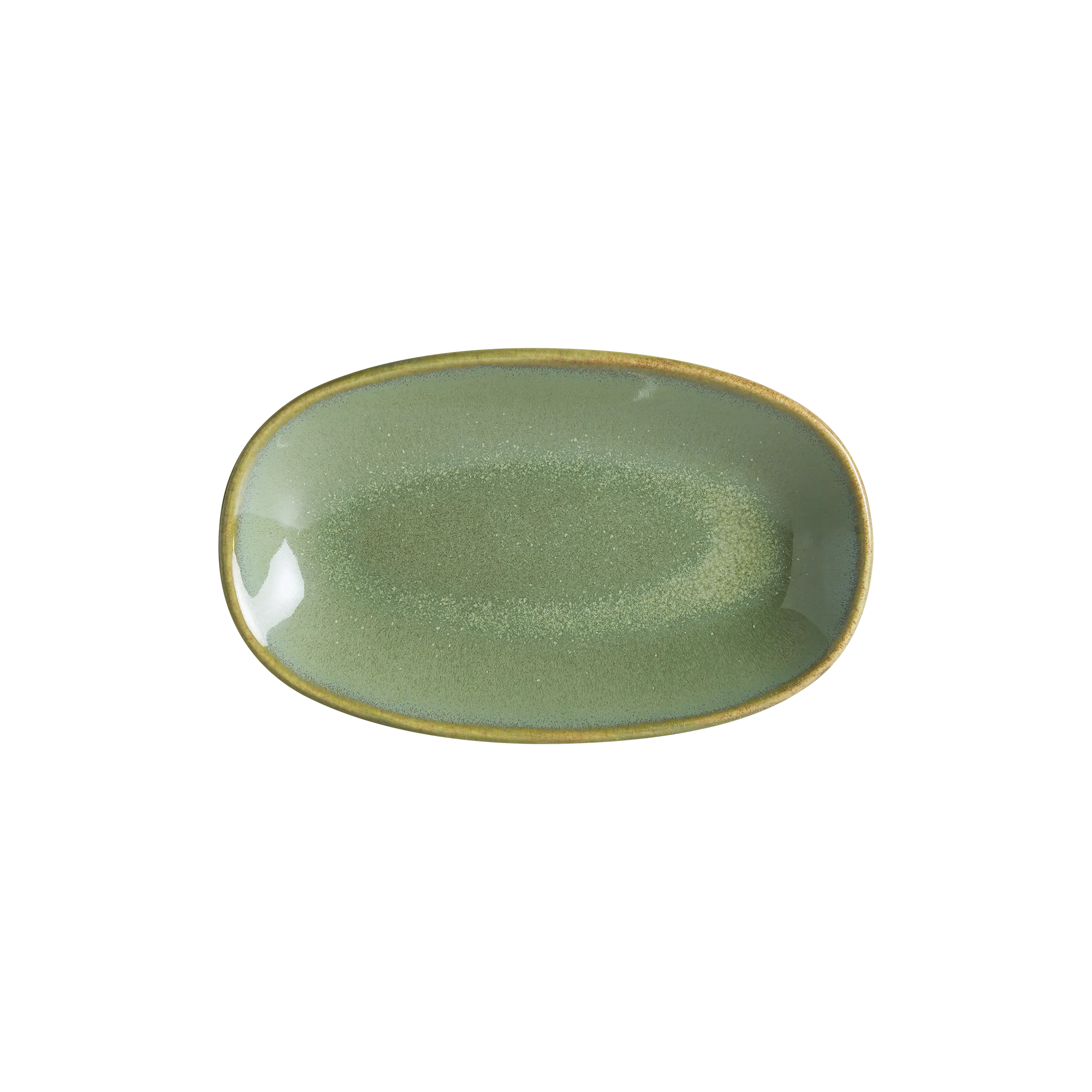 Sage Gourmet Oval Plate 19*11 cm  200 cc