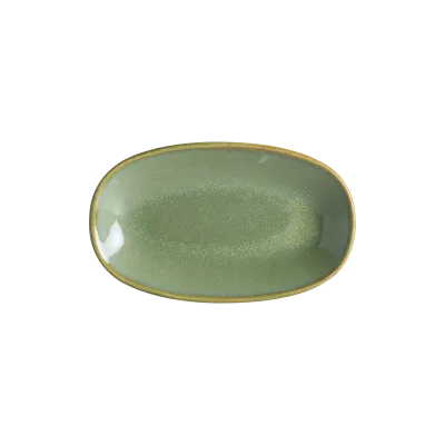 Sage Gourmet Oval Plate 19*11 cm  200 cc