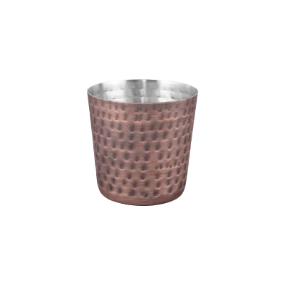 Copper Chip Cup French Fry Cup 8.5 x 8.5 cm -400 ml