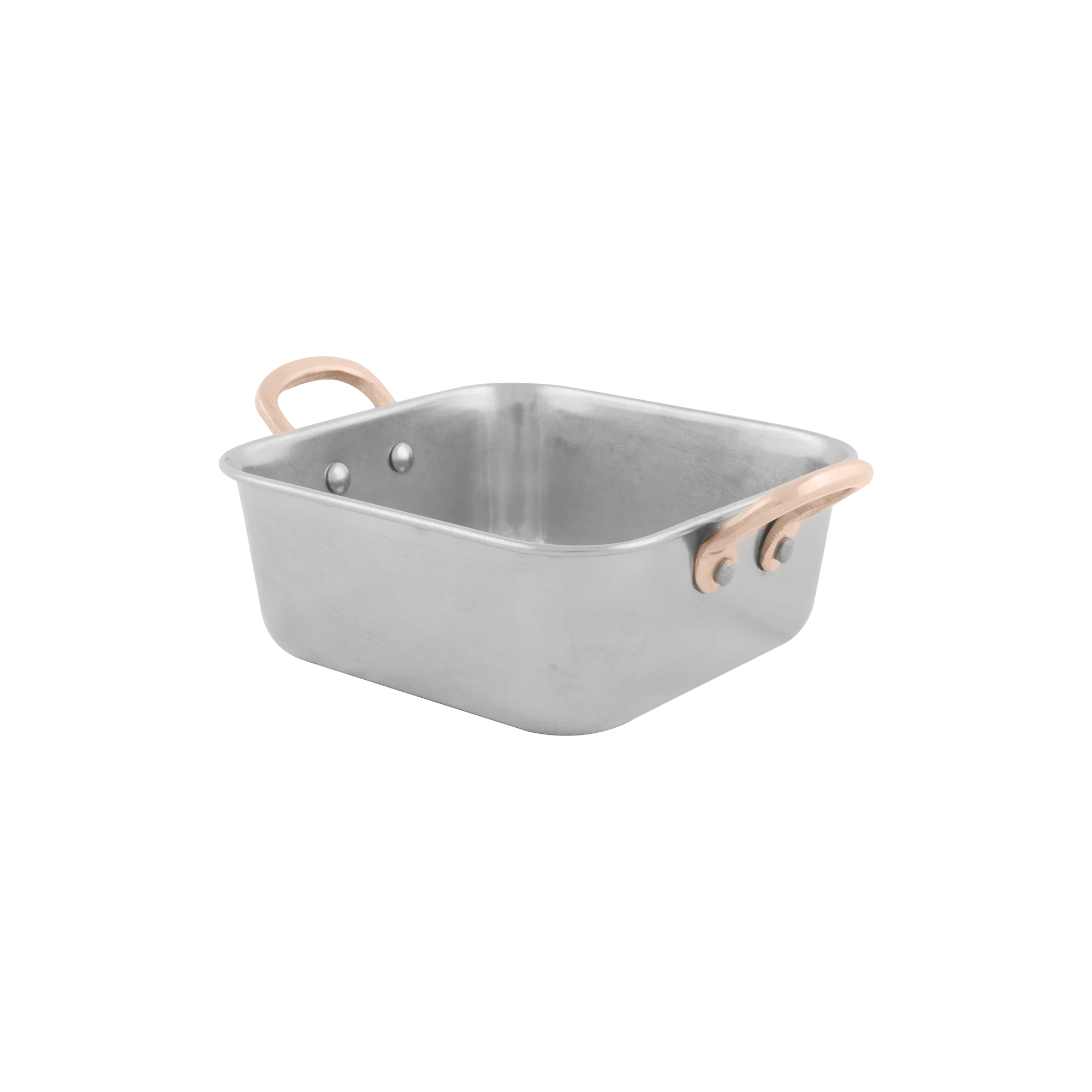 Antique Roaster Square-Small with 2 side Brass Handles11.5x4.75 cm-400ml