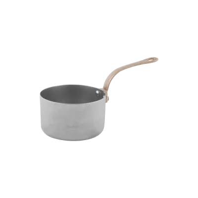 Antique Mini Bytes Sauce Pan - with long Brass handle - 6 x 3 cm - 80 ml