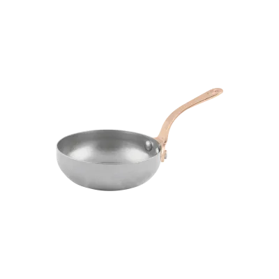 Antique Mini Bytes fry Pan -  with long Brass handle 7.5 x 2.50 cm - 80ml