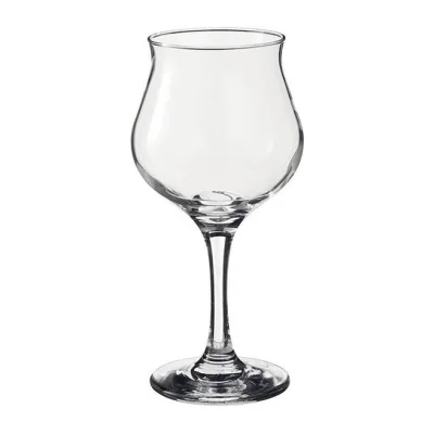 440258 Wavy Beyaz Şarap Bardağı