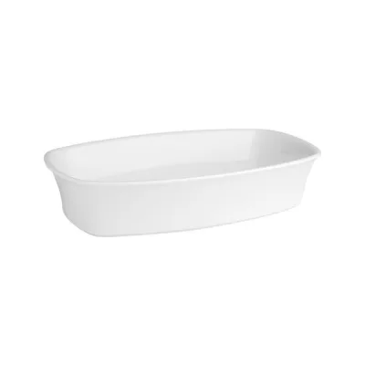 Porselen Beyaz Fırın Kabı 35Cm     
