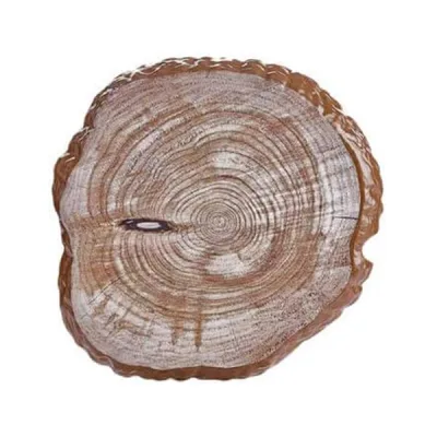 Ahşap Yüzeyli Yuvarlak Pano
