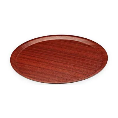 Mat Yüzeyli Yuvarlak Lamine Tepsi 43 cm