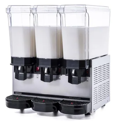 Klasik Triple Karıştırıcılı+Karıştırıcılı+Karıştırıcılı Soğuk İçecek Dispenseri 20+20+20 Litre Inox 60.MMMI