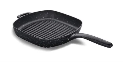Gusto Volkanit Döküm Kare Grill Tava