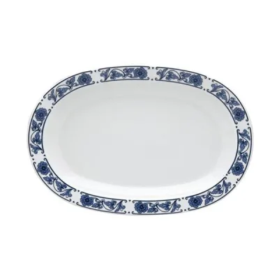 Porselen Blue Bird Kayık Tabak 17Cm   