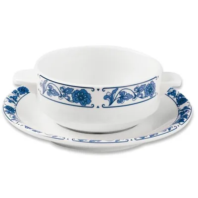 Porselen Blue Bird Kase Tabağı 17Cm   