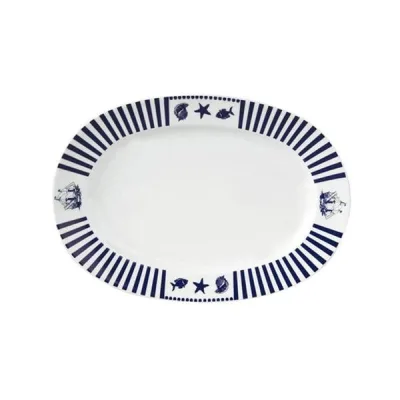 Porselen Akdeniz Kayık Tabak 24Cm    