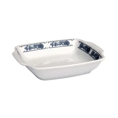Porselen Blue Bird Kulplu Salata Tabağı 