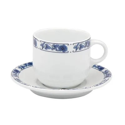 Porselen Blue Bird Tabaklı Çay Fincanı 1
