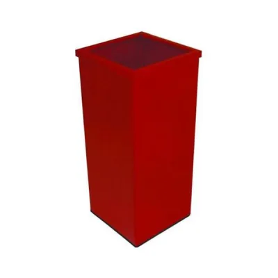Boyalı Kare Çöp Kovası