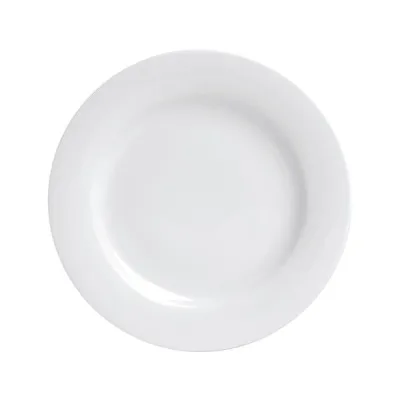 Porselen Dove Beyaz Düz Tabak 17Cm   