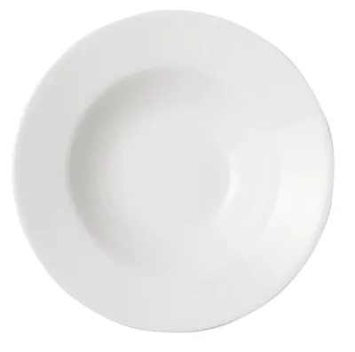 Porselen Bella Beyaz Çukur Tabak 19Cm  