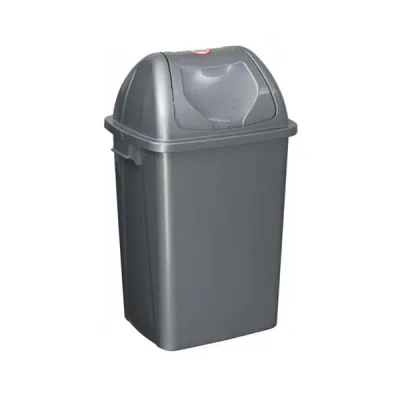 Çatı Kapaklı Plastik Çöp Kovası