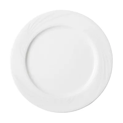 Porselen Halley Beyaz Düz Tabak 16Cm  