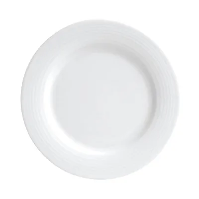 Porselen Focus Beyaz Düz Tabak 17Cm   