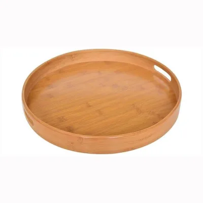 Bambu Yuvarlak Tepsi