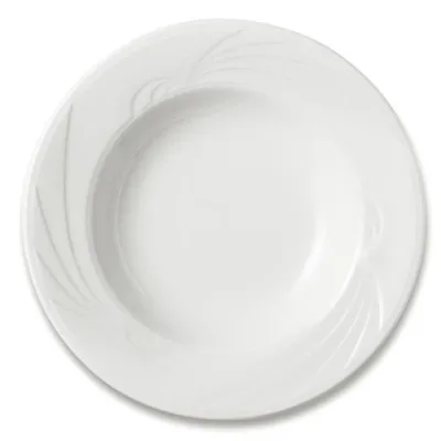 Porselen Halley Beyaz Çukur Tabak 23Cm 