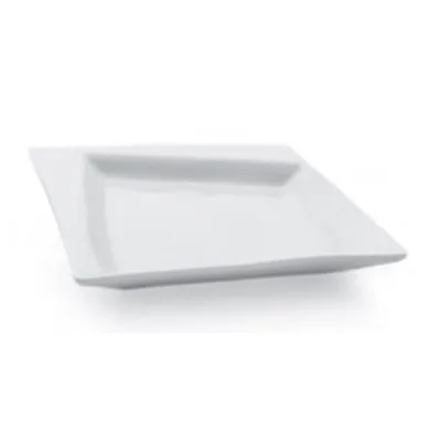 Porselen Meze Tek Lokma Tapas Düz Tabak 15x12 cm