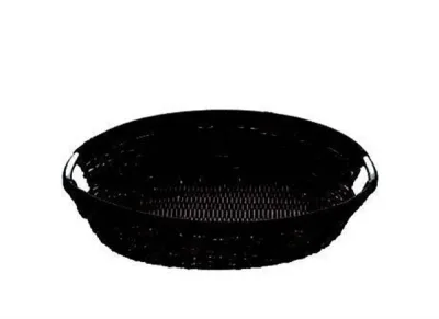 Açık Büfe Plastik Yuvarlak Ekmek Sepeti 45x45 cm