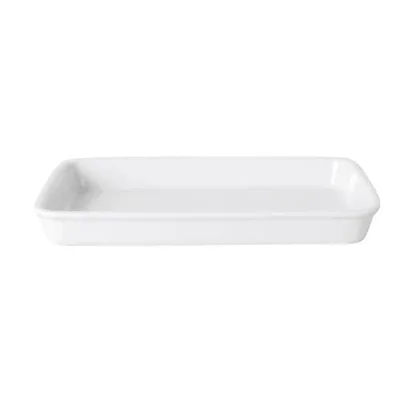 Porselen Beyaz Fırın Kabı 34Cm     