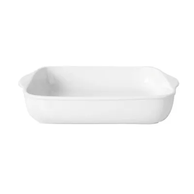 Porselen Beyaz Fırın Kabı 33Cm     